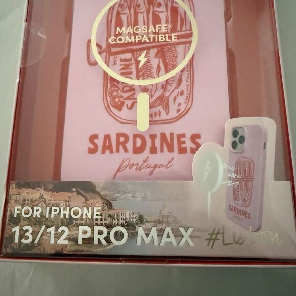 XO Poppy Vacay Portugal Sardine Case, Compatible With iPhone 13/12  Pro Max - Picture 2 of 4